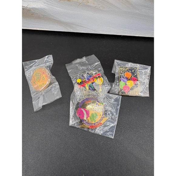 Unbranded Accessories - Vintage Albuquerque International Balloon Fiesta Pin Set 1982 1996 1998 Kodak